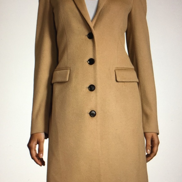 SOLD!!!Burberry Wool Cashmere Camel Size 12 - Picture 2 of 8